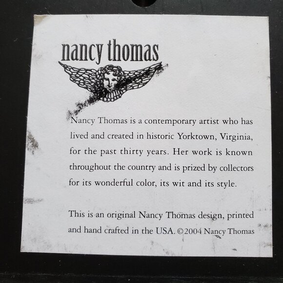 Nancy Thomas 2003 August Plaque from Children's Series (Beach) - Picture 8 of 8